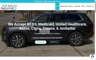 In & Out Pediatrics website