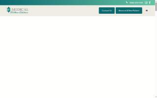 Medical Wellness Solutions website