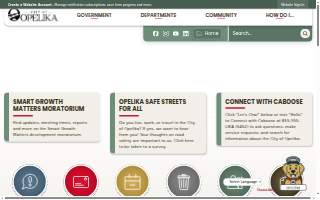 Opelika Senior Citizen's Center website