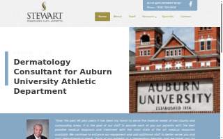 Stewart Dermatology website