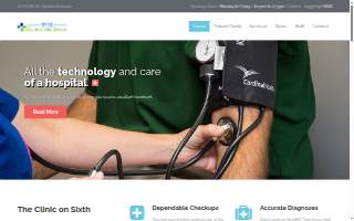 The Clinic On Sixth website