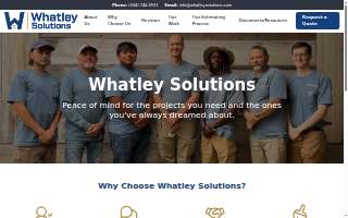 Whatley Solutions website