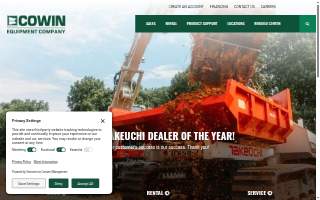 Cowin Equipment Company website