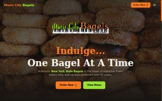 Music City Bagels website