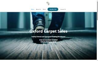 Oxford Carpet Sales website