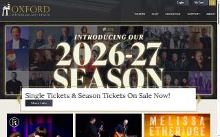 Oxford Performing Arts Center website