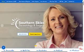 Southern Skies Dermatology and Surgery of Oxford website