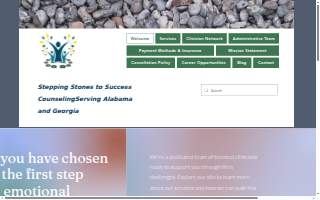 Stepping Stones to Success Counseling website