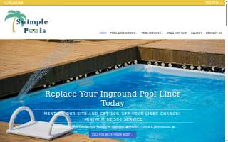 Swimple Pools of Oxford website