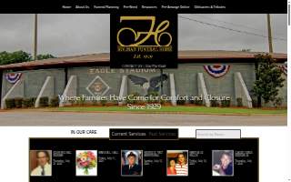 Holman Funeral Home of Ozark website