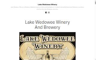 Lake Wedowee Winery and Brewery website
