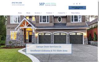 MP Garage Doors LLC website