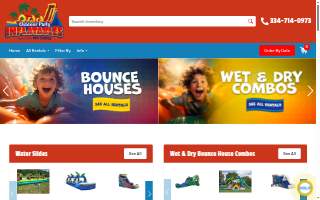 Outdoor Party Inflatables of Ozark website