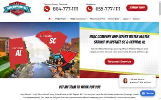 Air Repair AL of Pelham website