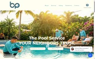 Blue Rain Express Car Wash website