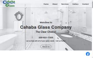 Cahaba Glass website