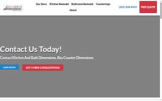 Counter Dimensions, Inc. website