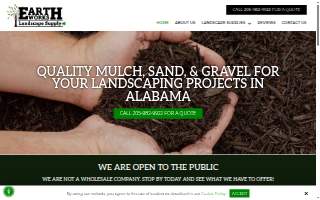 EarthWorks Landscape Supply, LLC website