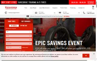 Firestone Complete Auto Care website