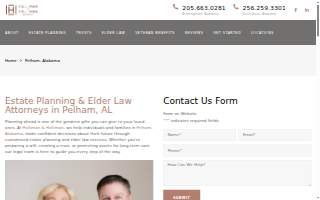 Holliman & Holliman, PLLC website