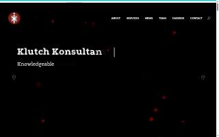 Klutch Konsultants website