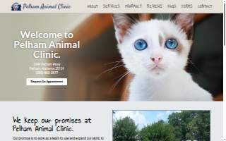 Pelham Animal Clinic website
