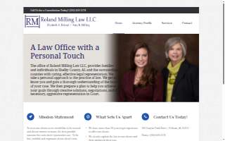 Roland Milling Law LLC website
