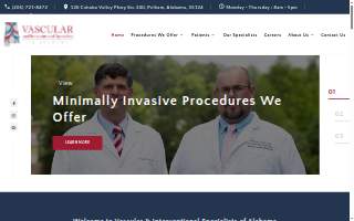Vascular and Interventional Specialists of Alabama website