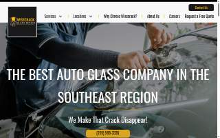 Wisecrack Glass Repair, LLC of Pelham website