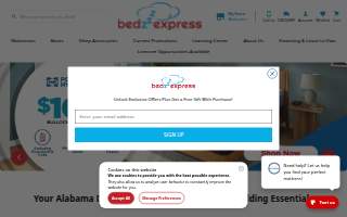Bedzzz Express of Pell City website