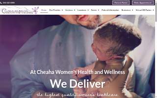 Cheaha Women's Health & Wellness website
