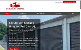 Community Storage Pell City website