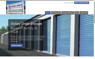 Dickey Drive Storage website