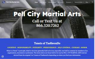 Pell City Martial Arts, LLC website