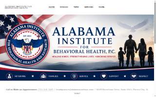 Alabama Institute for Behavioral Health website