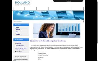 Holland Computer Solutions website