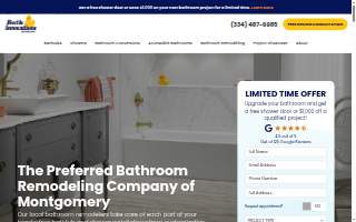 Bath Innovations of Alabama website