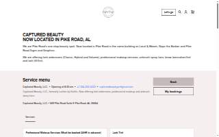 Captured Beauty website