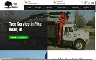 CMT Tree Service of Pike Road website
