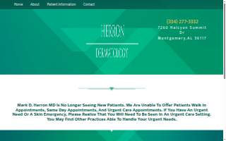 Herron Dermatology and Laser website