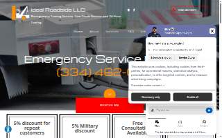Ideal Roadside LLC of Pike Road website