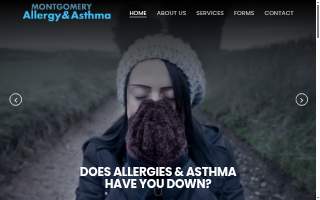Montgomery Allergy & Asthma Associates website