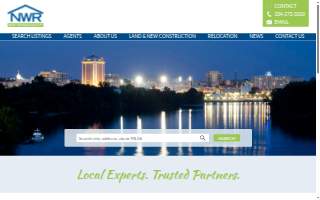 New Waters Realty website