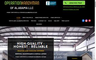 Operation Handyman of Alabama LLC website