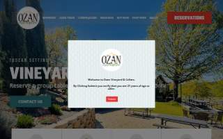 Ozan Winery & YH Distillery of Hoover website