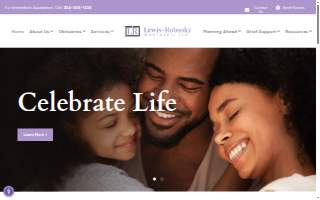 Lewis Robusky Mortuary LLC website