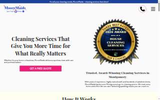 MooreMaids website