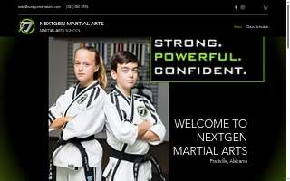 NextGen Martial Arts website