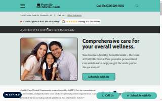 Prattville Dental Care website