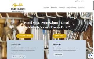 River Region Locksmith and Security website